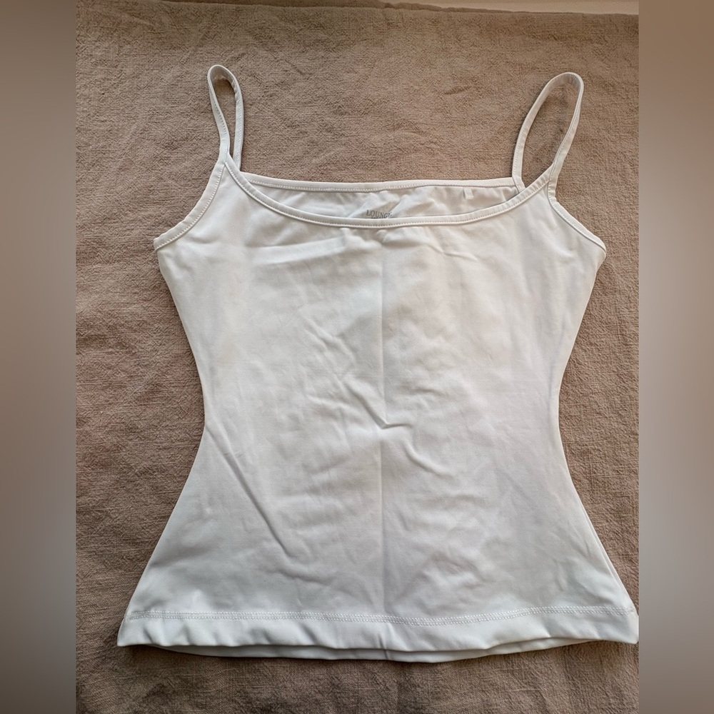 Lounge Apparel cami top, EUC, XS, white
